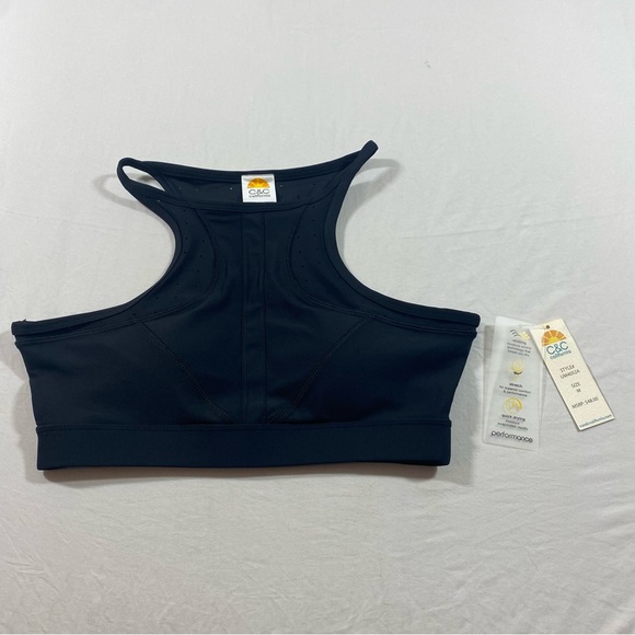 C&C California Black NWT Performance Sports Bra woman’s medium - Picture 1 of 7